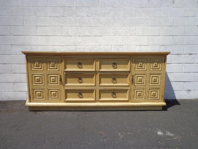 Cabinet Sideboard Console Vintage Furniture Asian Hollywood