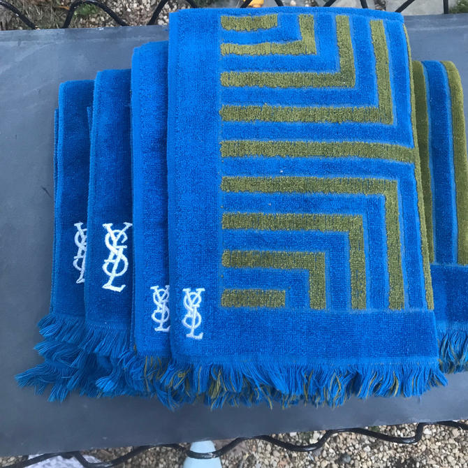 Vintage YSL for Fieldcrest Hand Towels Set purchases of 5