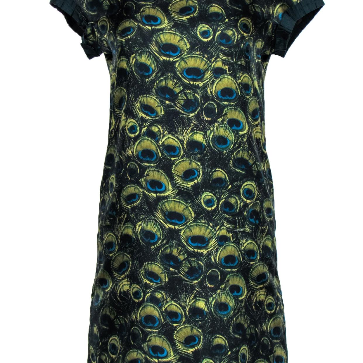 green emerald velvet dress Green Peacock Feather Embroidered 1920s Gatsby Sequined Flapper Dress Set, Green / 3XL