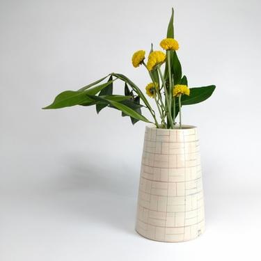 Rainbow Pattern Ware Vase