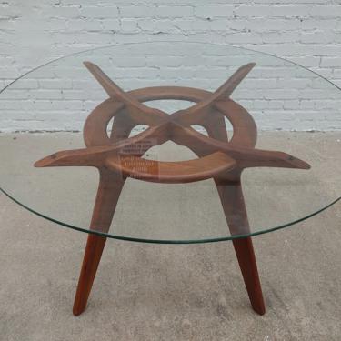 Mid Century Modern Adrian Pearsall Compass Dining Table 