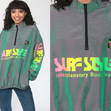 90s style windbreaker best sale