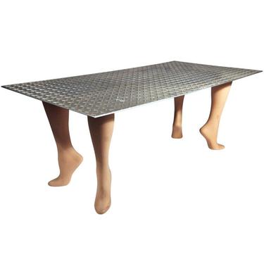Playful Pop Art &quot;Footsie&quot; Coffee Table 