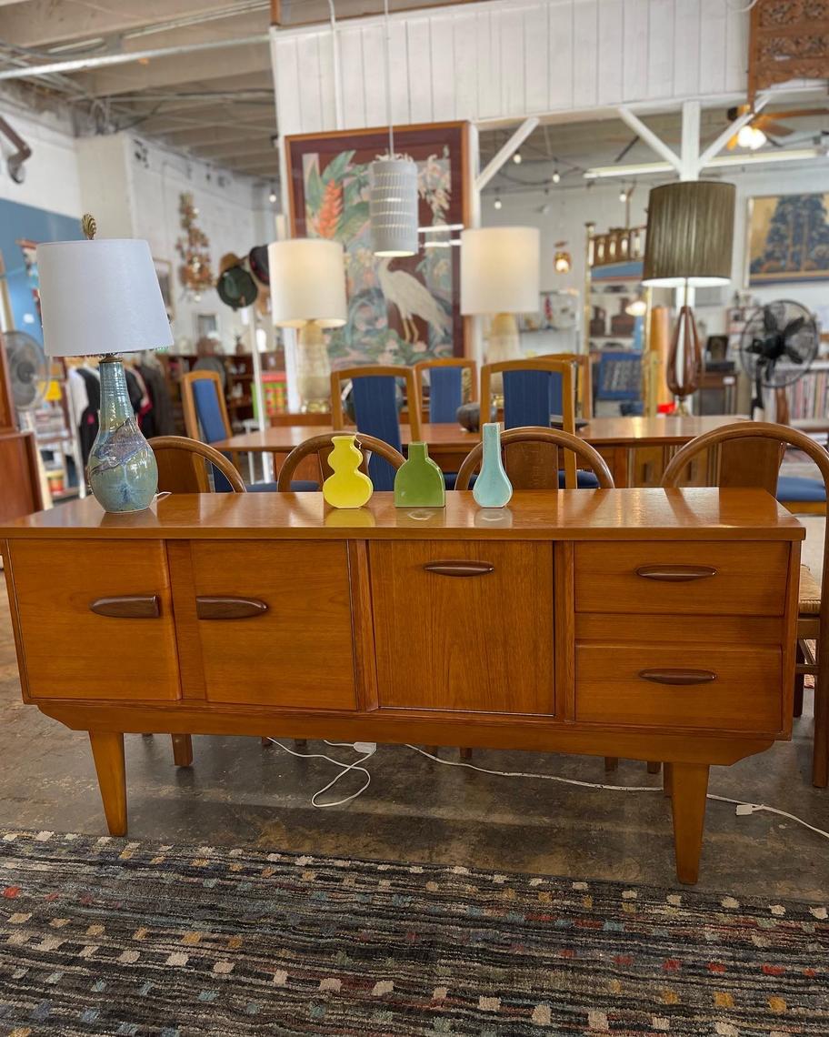 Mid Century Teak Credenza by Jentique Urban Goods San Antonio, TX