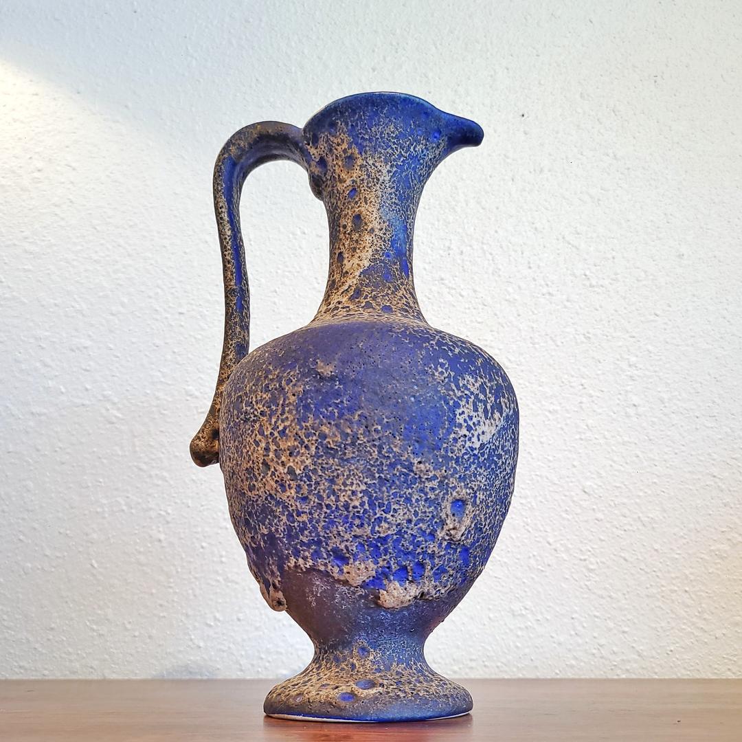 CLASSIC RUSCHA KERAMIK 'CORTINA' EWER VASE Nr. 311/4 (1980s VINTAGE ...