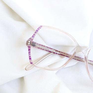 Vintage 80's Purple Eyeglasses Frames 