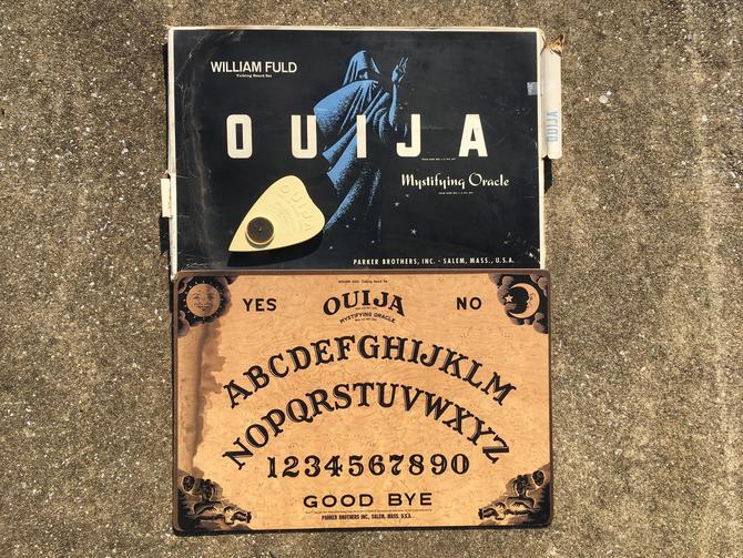 Vintage Ouija Board Game Plachette Box Mystifying Oracle William