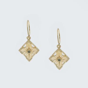 Harmony Gemstone Dangle Earrings - Single Stone