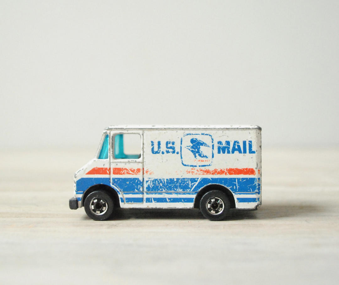 Vintage Mail Truck Hot Wheels Toy Car | Little Dog Vintage | Boston, MA