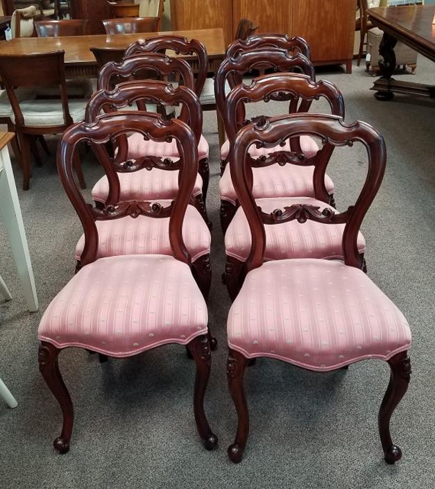 Item Cb2 Set Of Eight American Victorian Dining Chairs C 1900