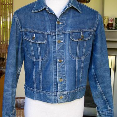 50s Denim Lee Riders 101J Jacket 53-56 size 42 Mens | CaveManTeeks