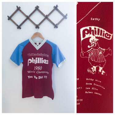 80s Philadelphia Phillies 1980 World Series Champs Jersey t-shirt