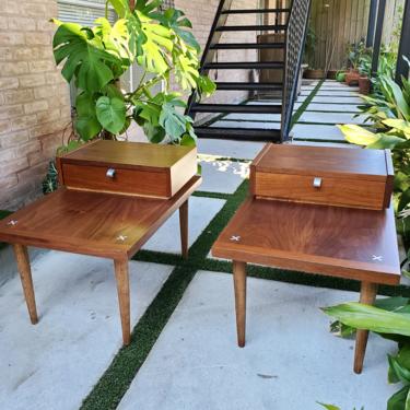Refinished American of Martinsville side tables *SHIPPING NOT FREE* 