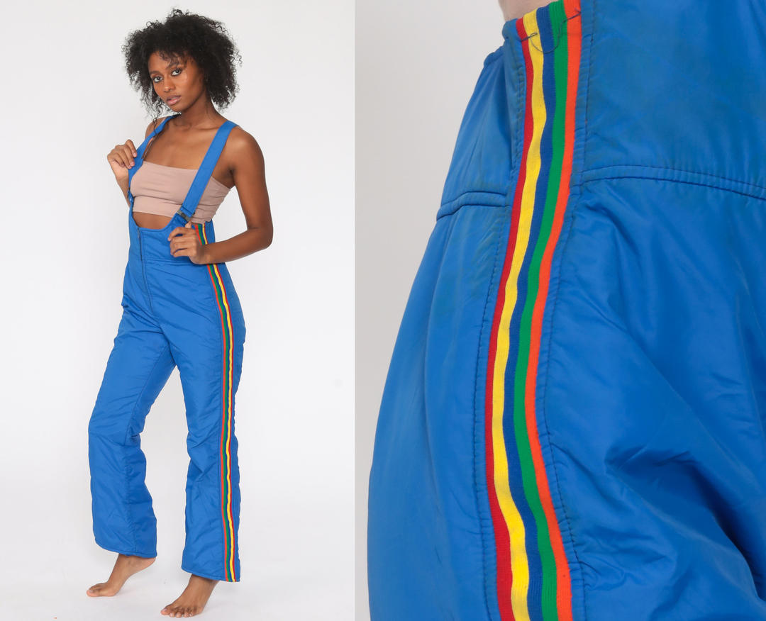 70s Striped Stirrup Ski Pants - XS to Petite Small – Flying Apple