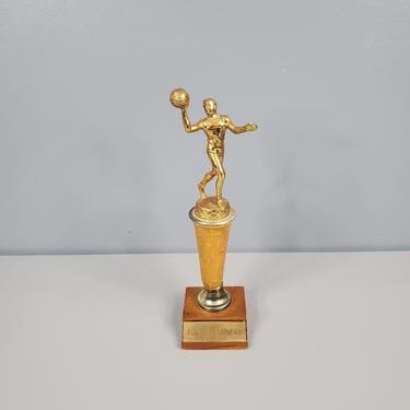 Vintage 60s Basketball Trophy 