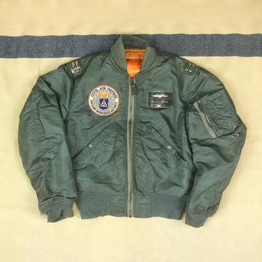ジャケット・アウター ALPHA industories L-2B size M 1966 60s Vtg 1960s Vietnam Era Flight Jacket Small OG Alpha Industries L2-B