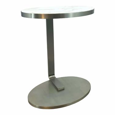 Caracole Modern Marble Top High Tide Side Table