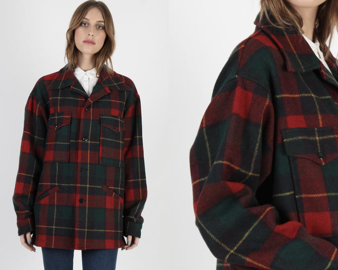Red and green plaid jacket hotsell