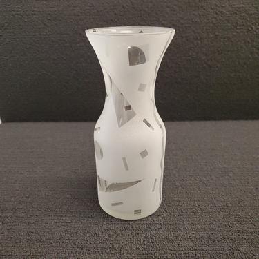 Robert McCandless Frosted Art Glass Vase