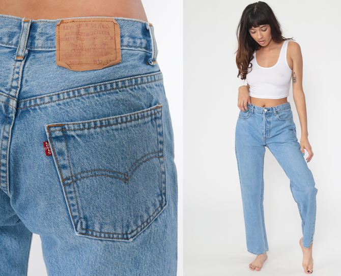 Levis 501 Jeans 29 -- Straight Leg Jeans Button Fly Grunge 80s | Shop Exile  | Tucson, AZ