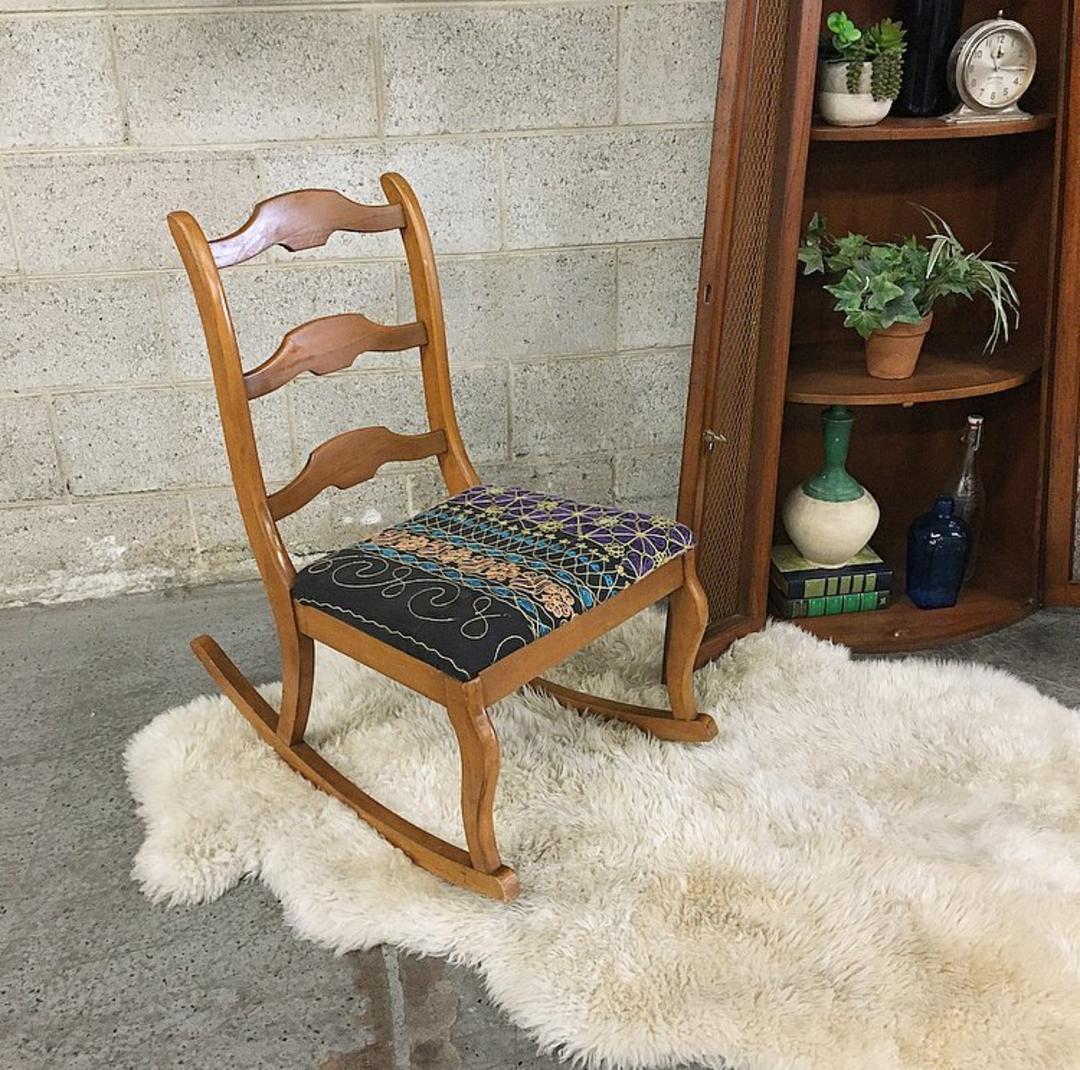 LOCAL PICKUP ONLY Vintage Rocking Chair Retro 1960s Statesville Chair