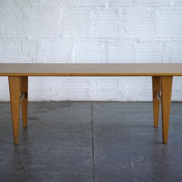 Classic Rectangular Wood Coffee Table