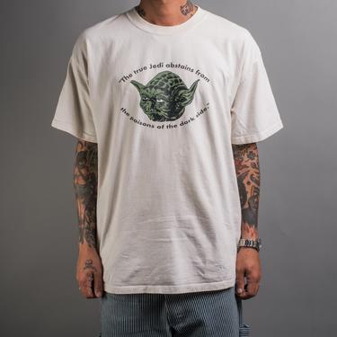 Vintage 90’s Bridge Nine Records Straight Edge Alliance Yoda T-Shirt 
