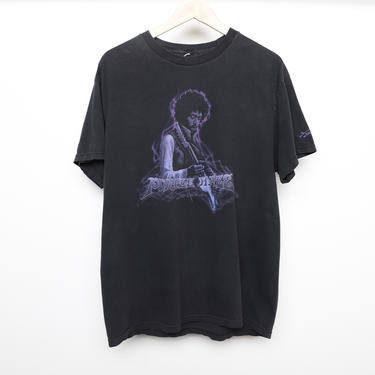 vintage 90s JIMI HENDRIX purple haze cotton oversize men's vintage 1990s rock tour t-shirt -- size large size 