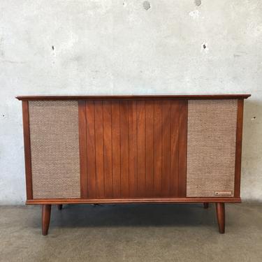 Mid Century Modern Packard Bell Stereo Console