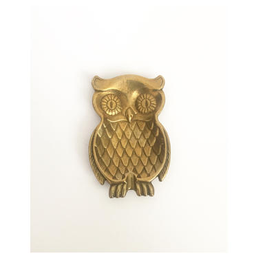 Vintage Brass Owl Tray | Sergeant Sailor | Vallejo, CA