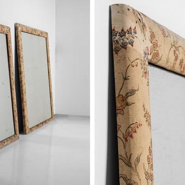 Fabric Framed Mirrors