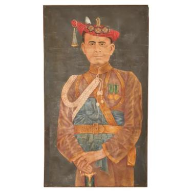 Rajasthani Painting Brigadier Sawai Bhawani Singh of Jaipur