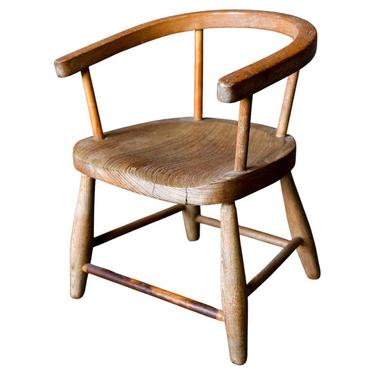Scandinavian Handmade Child&#8217;s Windsor Chair, ca. 1900