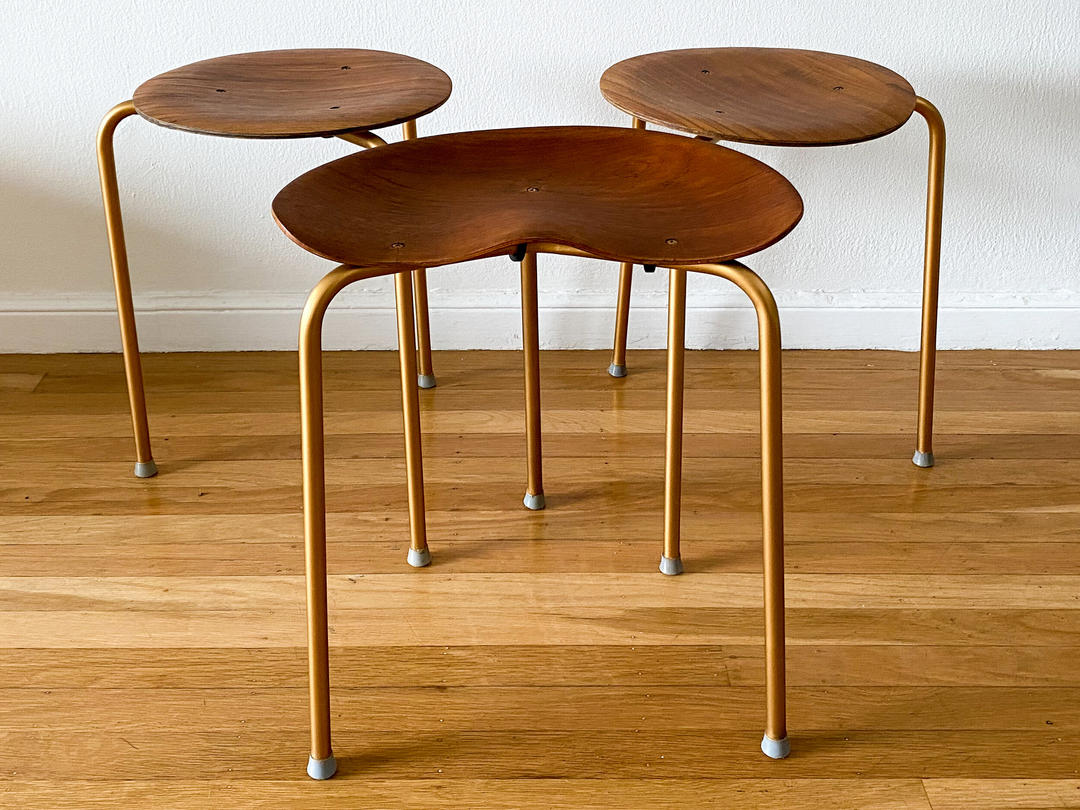 Danish Modern Teak Stacking Stools, Set of 3 | Mid-Century Modern Finds ...