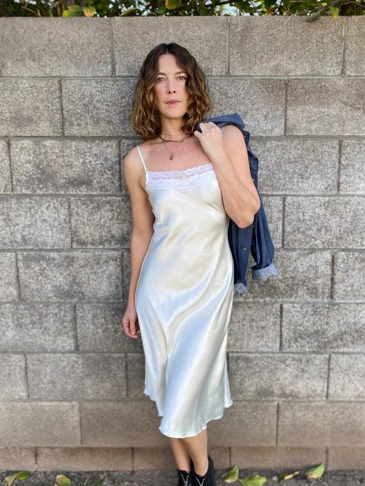 90s white cheap dress