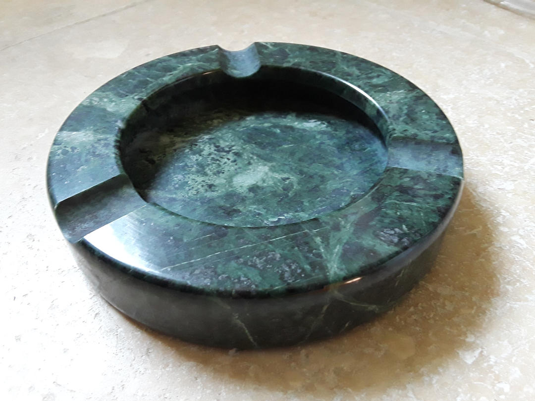 Marble Ashtray hotsell Dark Green