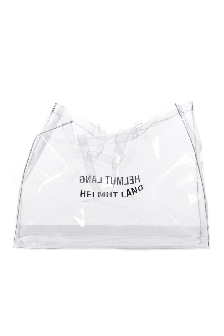 Helmut lang store see through bag