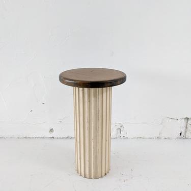Fluted Salvaged Column End Table No. 2
