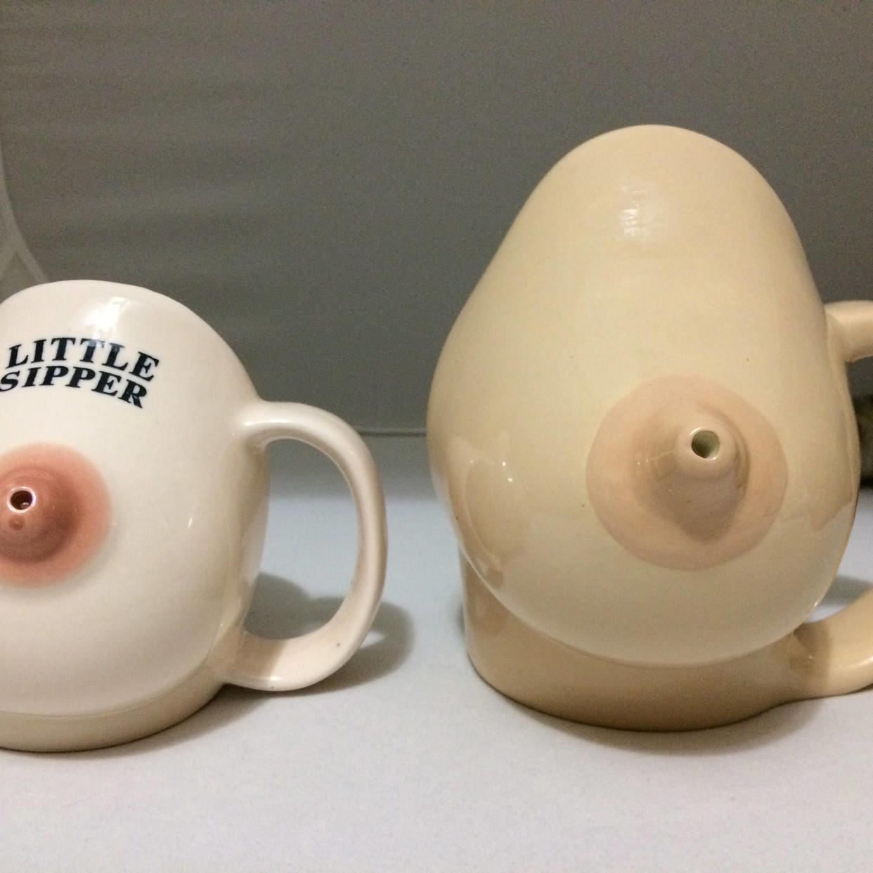 Novelty Boob Breast Mug set of 2 | MadModWorldVintage - Reading, PA | ATTIC
