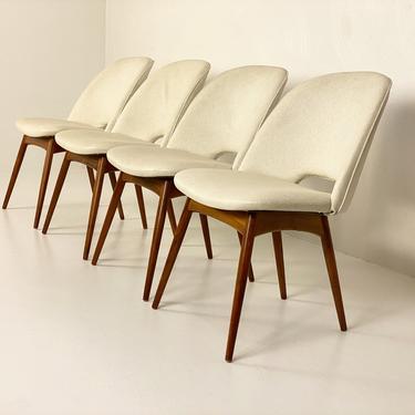 Adrian Pearsall 1404-C Scoop Chairs (Set of 4), Circa 1960s - *Please ask for a shipping quote before you buy. 