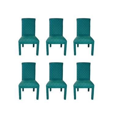 #6006 Set of 6 Rollback Parsons Dining Chairs