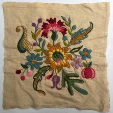 Kit De Broderie Vintage Paragon Needlecraft Années 70 – Repose II Crewel Stitchery 0316 Neuf