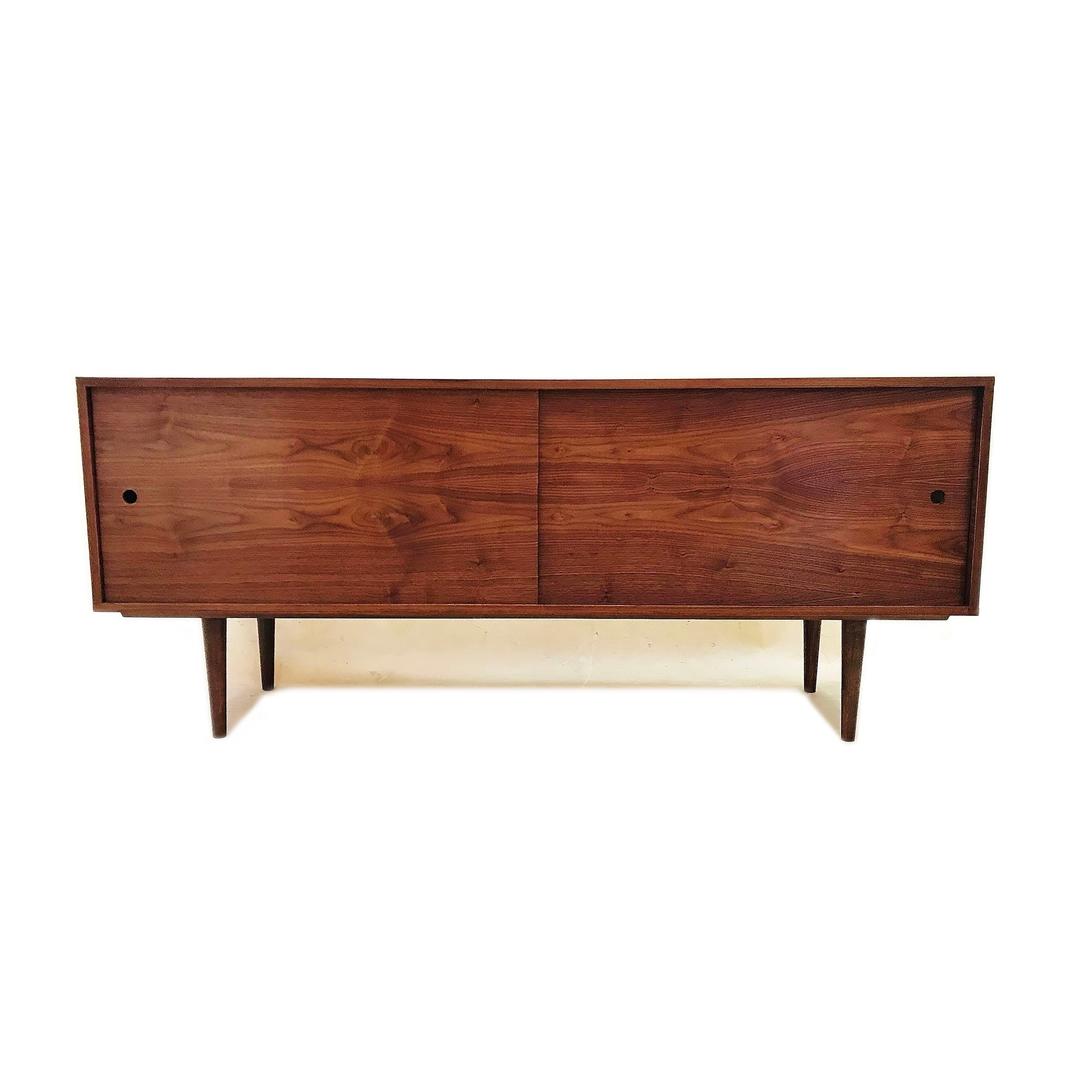 Modern Handmade Credenza In Walnut Mint Home Chicago, IL