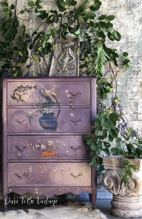 Modern Purple Dresser