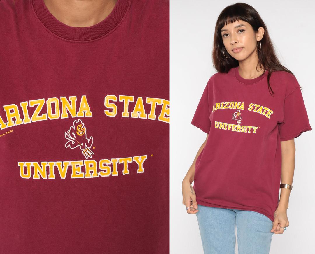 Vintage 90s NCAA ASU Arizona State University Sun Devils 