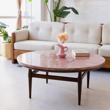 Pink Marble  Coffee Table