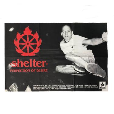 Vintage Revelation Records Shelter "Perfection Of Desire" Promotional Poster