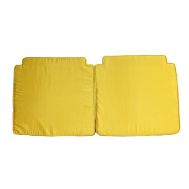 A26 Pair Chinese Oriental Golden Yellow Silk Fabric Square Seat Cushion Pads ws597E 