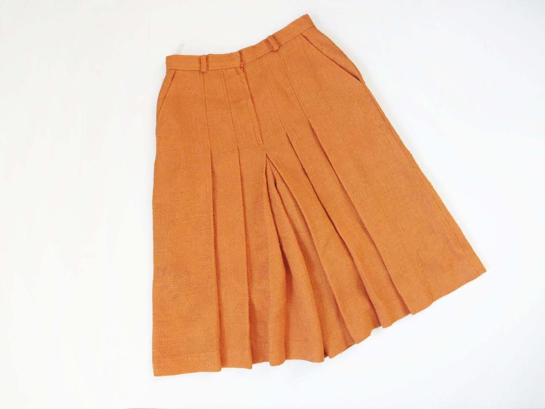 Vintage Textured Gaucho Pants