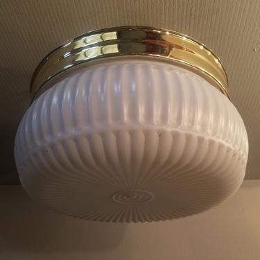 Vintage Flush Mount 2 Bulb Ceiling Light